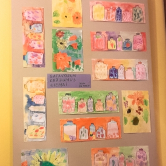 Rudens cēliena darbu izstādes atklāšana - 