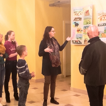 Rudens cēliena darbu izstādes atklāšana - 