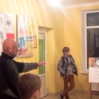 Rudens cēliena darbu izstādes atklāšana - 