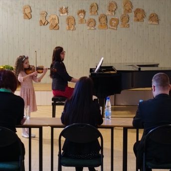 Vijoles spēles audzēkņu konkurss Inčukalnā - 