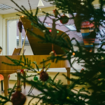 Ziemassvētki SMMS Pūtēju un klavieru nod. koncerts - 