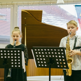 Ziemassvētki SMMS Pūtēju un klavieru nod. koncerts - 