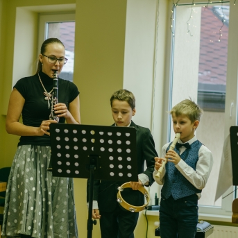 Ziemassvētki SMMS Pūtēju un klavieru nod. koncerts - 