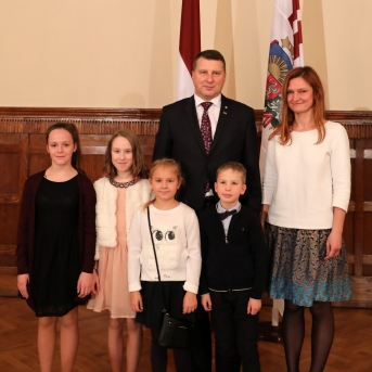 Tikšanās ar Valsts prezidentu Raimondu Vējoni - Autors: Gatis Bergmanis, Latvijas Valsts prezidenta kanceleja