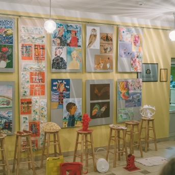 Ziemassvētki mākslas nodaļā - 