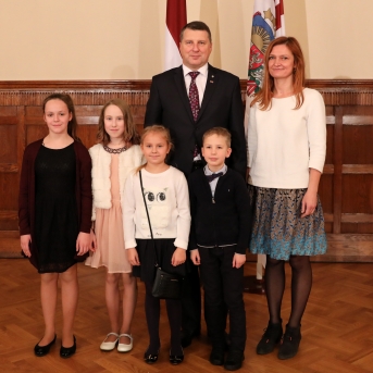 Tikšanās ar Valsts prezidentu Raimondu Vējoni - Autors: Gatis Bergmanis, Latvijas Valsts prezidenta kanceleja