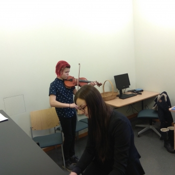 Valsts konkursa II kārta stīgu instrumentu spēlē Cēsīs - 