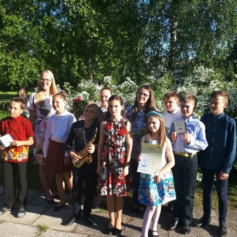 Pūšaminstrumentu un pianistu nodaļu semestra noslēguma koncerts - 