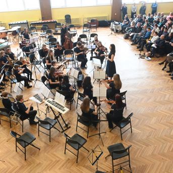 XXI Vidzemes jauniešu kamerorķestru festivāls Lēdurgā - Foto: SMMS un Gundars Kaminskis