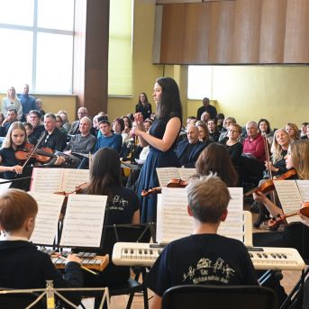 XXI Vidzemes jauniešu kamerorķestru festivāls Lēdurgā - Foto: SMMS un Gundars Kaminskis