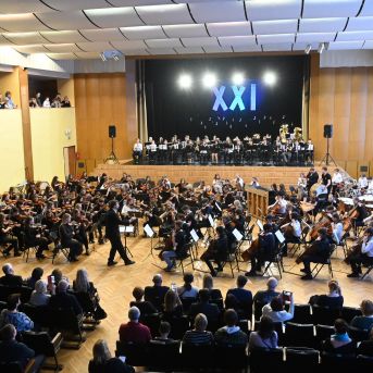 XXI Vidzemes jauniešu kamerorķestru festivāls Lēdurgā - Foto: SMMS un Gundars Kaminskis