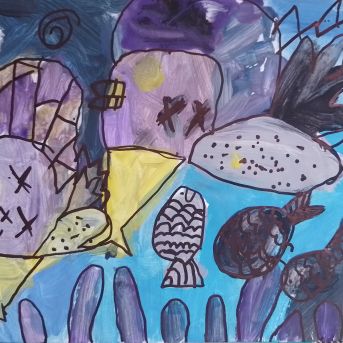 Mākslas audzēkņu konkursu darbi - 