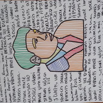 Mākslas audzēkņu konkursu darbi - 