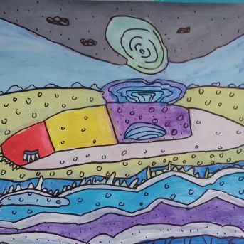 Mākslas audzēkņu konkursu darbi - 