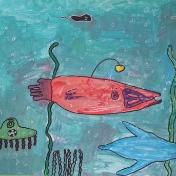 Mākslas audzēkņu konkursu darbi - 