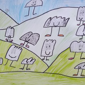 Mākslas audzēkņu konkursu darbi - 