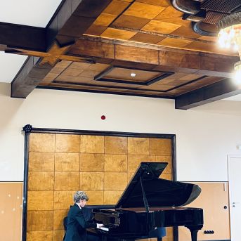 Kristiāns klavieru konkursā Dobelē - 