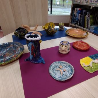 SMMS mākslas nodaļas veidošanas darbu izstāde  - 