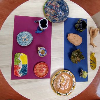 SMMS mākslas nodaļas veidošanas darbu izstāde  - 