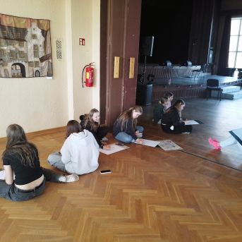 Izbraukuma mācību stunda mākslas nodaļā - 