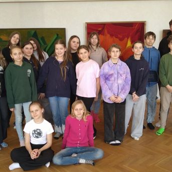 Izbraukuma mācību stunda mākslas nodaļā - 