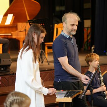 Sadraudzības koncerts ar Jūrmalas Mūzikas vidusskolu - foto Guntars Petrovics