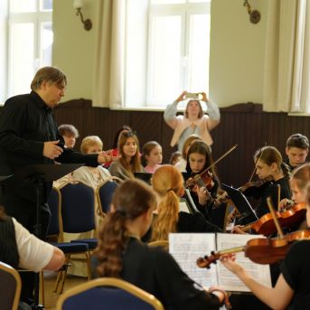 Sadraudzības koncerts ar Jūrmalas Mūzikas vidusskolu - foto Guntars Petrovics
