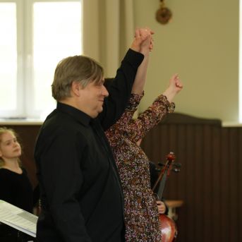 Sadraudzības koncerts ar Jūrmalas Mūzikas vidusskolu - foto Guntars Petrovics